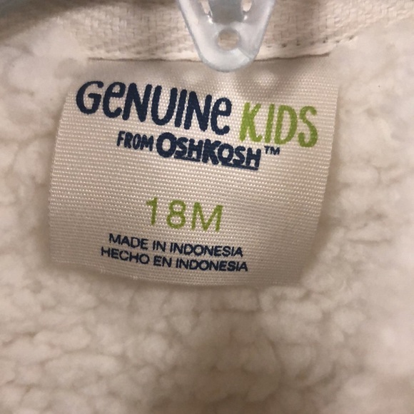 Genuine Kids from Oshkosh crop jacket size 18 months - Picture 2 of 3